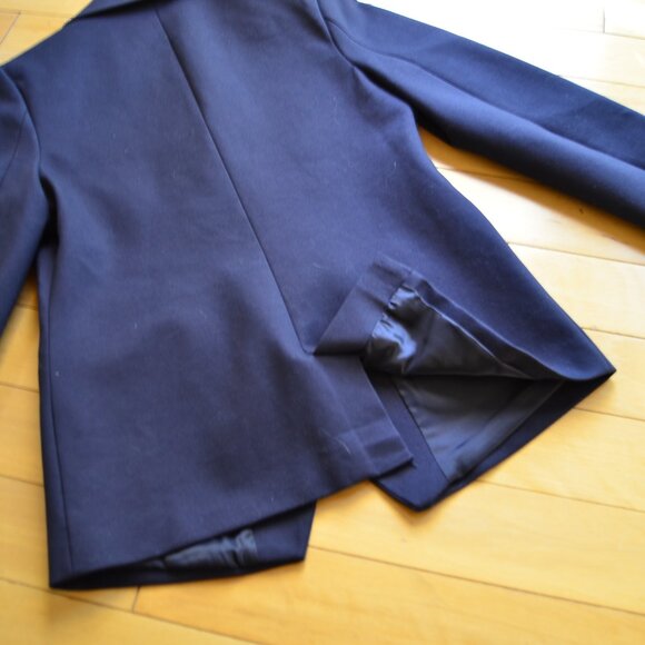 Quince Ultra-Stretch Ponte Double-Breasted Blazer Navy XS - Picture 10 of 10